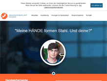 Tablet Screenshot of handwerk-wt.de